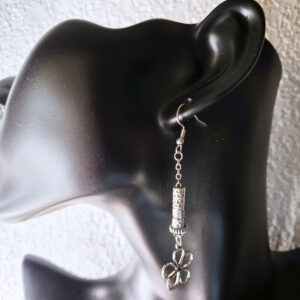 Hanging Flower Charm Earrings