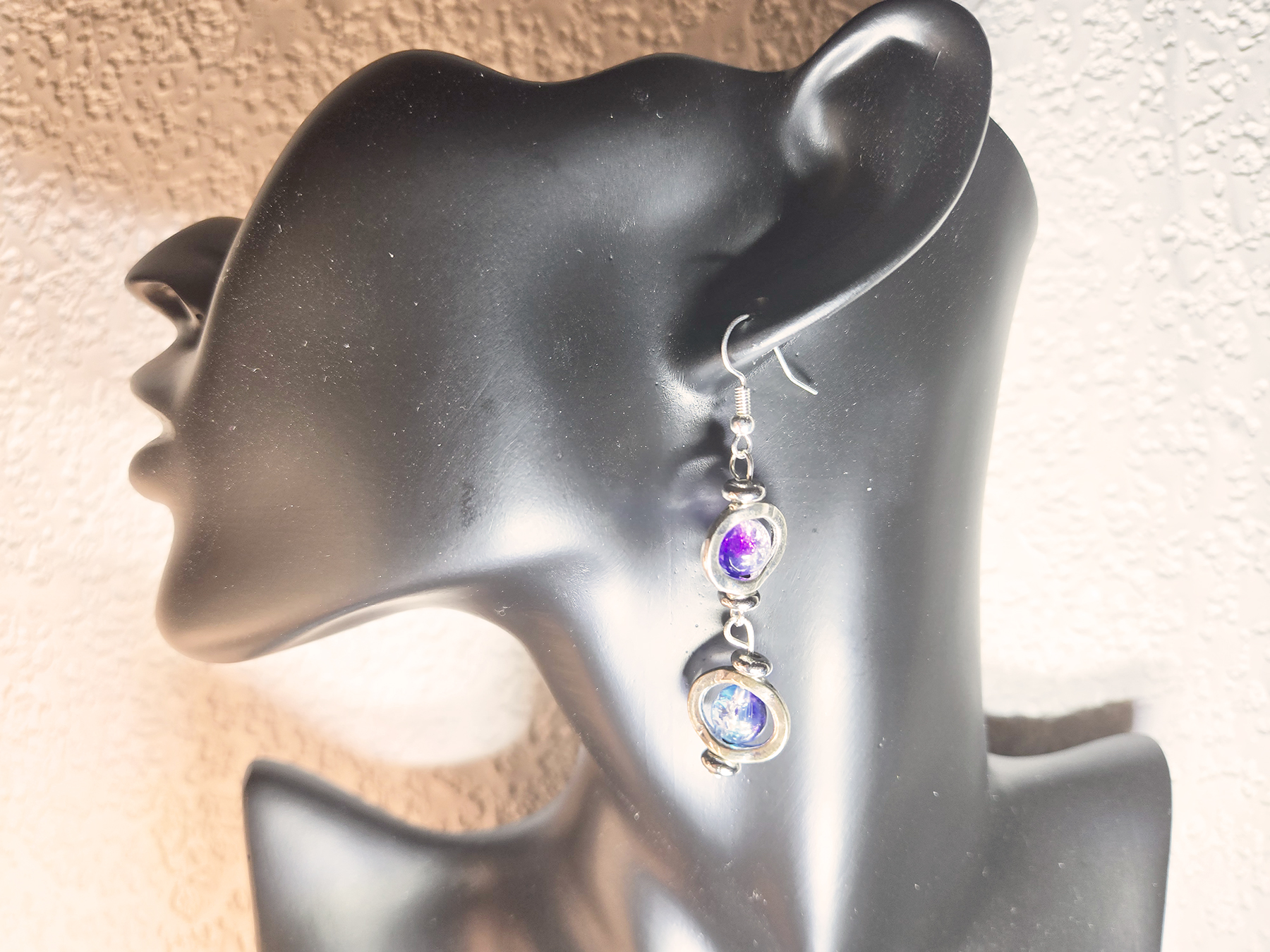 Bead String Earrings