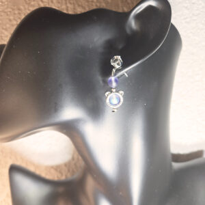 Cat Charm Earing with Bead