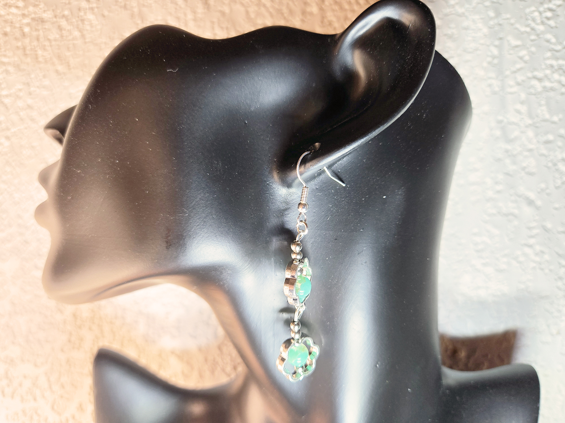 Bead String Earrings