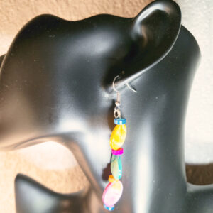 Bead String Earrings
