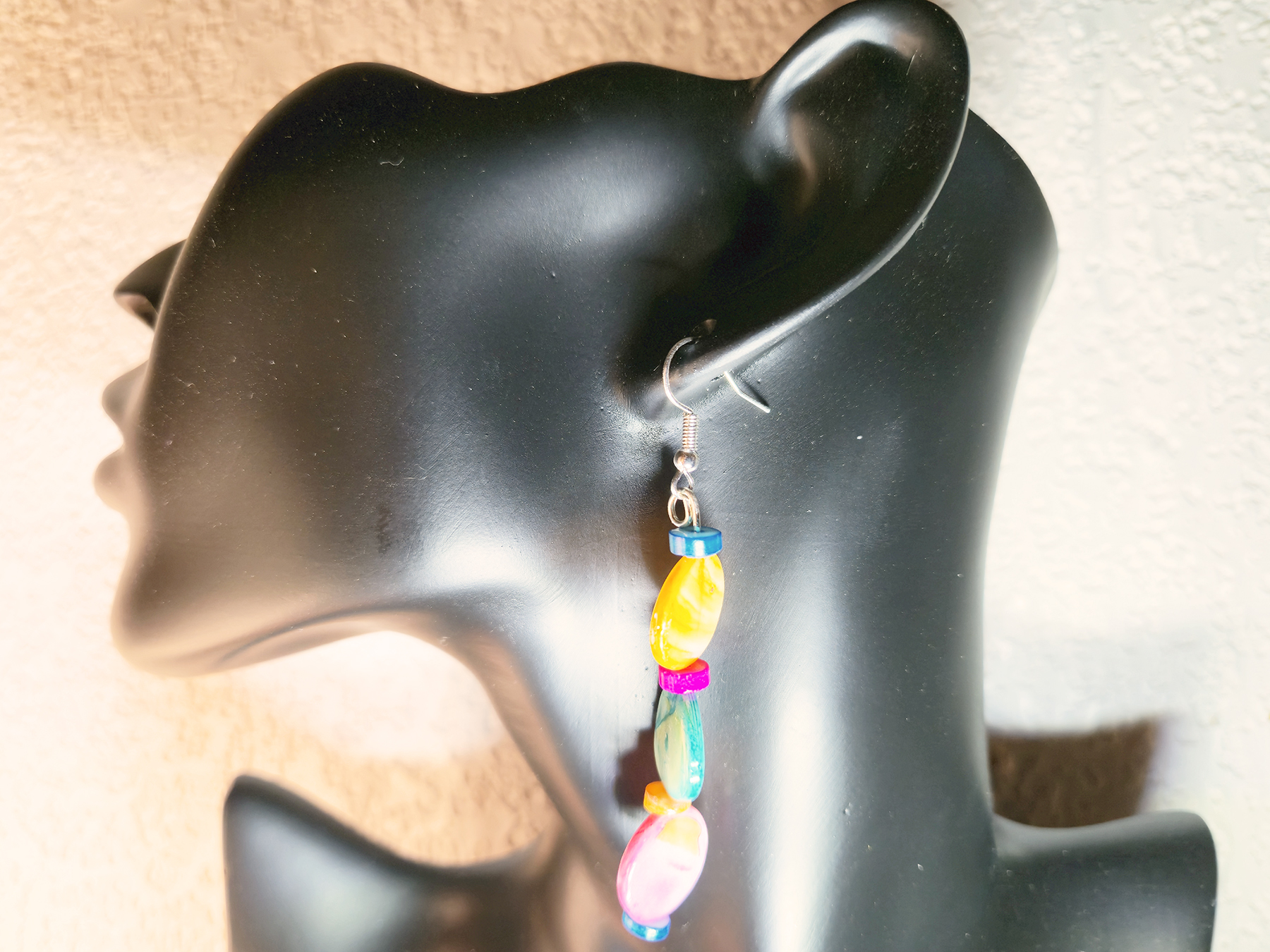 Bead String Earrings