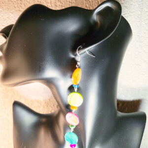 Hanging Bead String Earrings