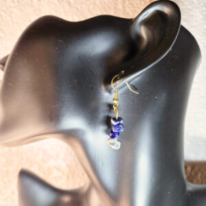 Stacked Stone Earrings