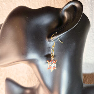 Turtle Charm Earrings