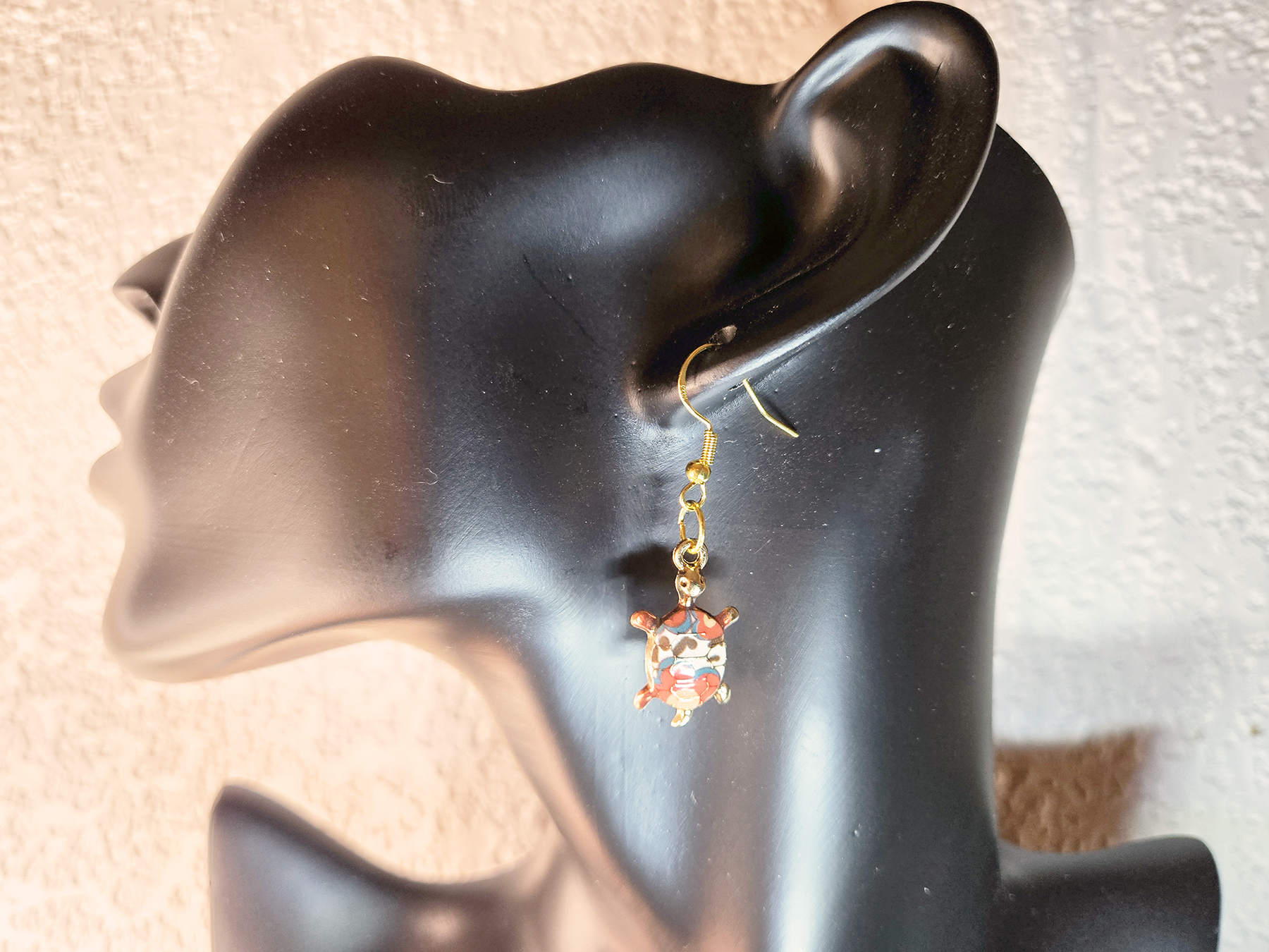Turtle Charm Earrings