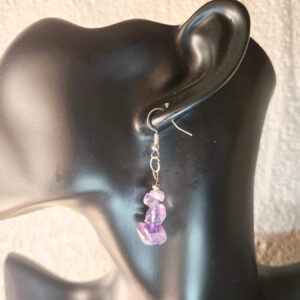 Stacked Stone Earrings