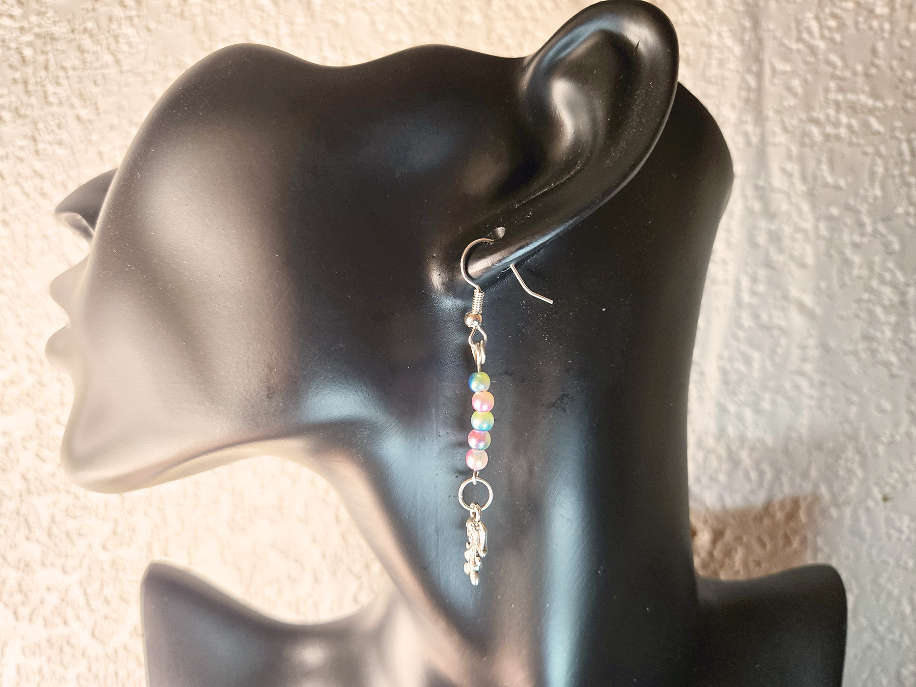 Feather Charm Earrings