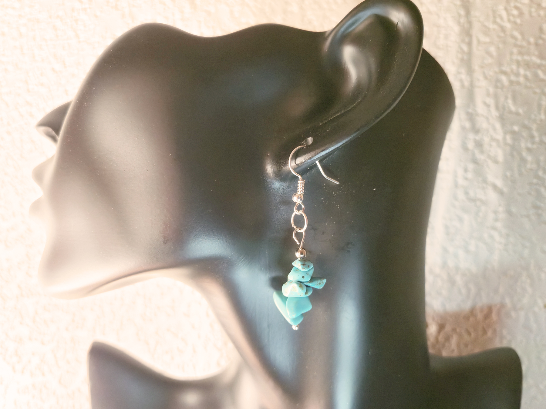 Stacked Stone Earrings