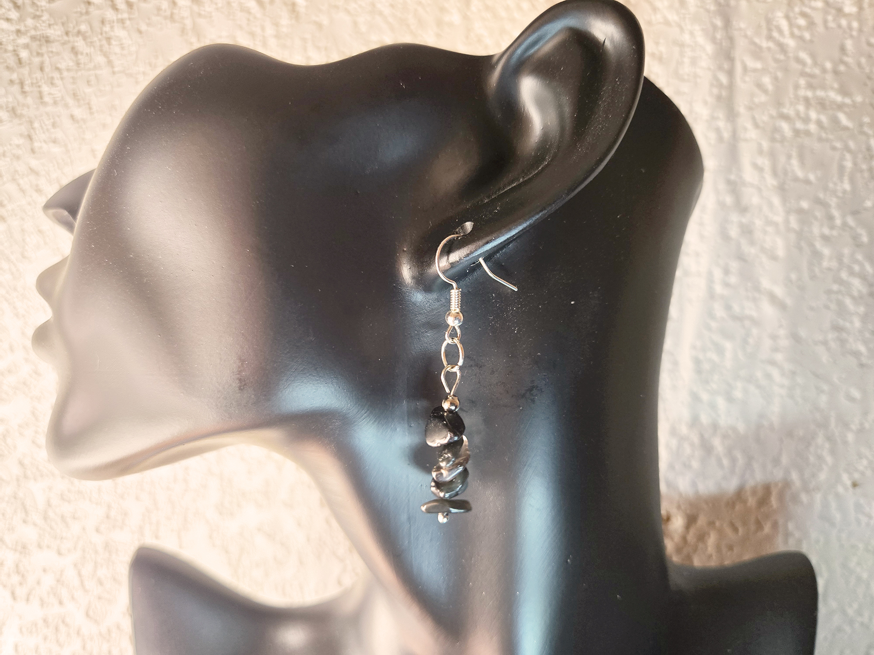 Stacked Stone Earrings