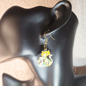 Cats Charm Earrings