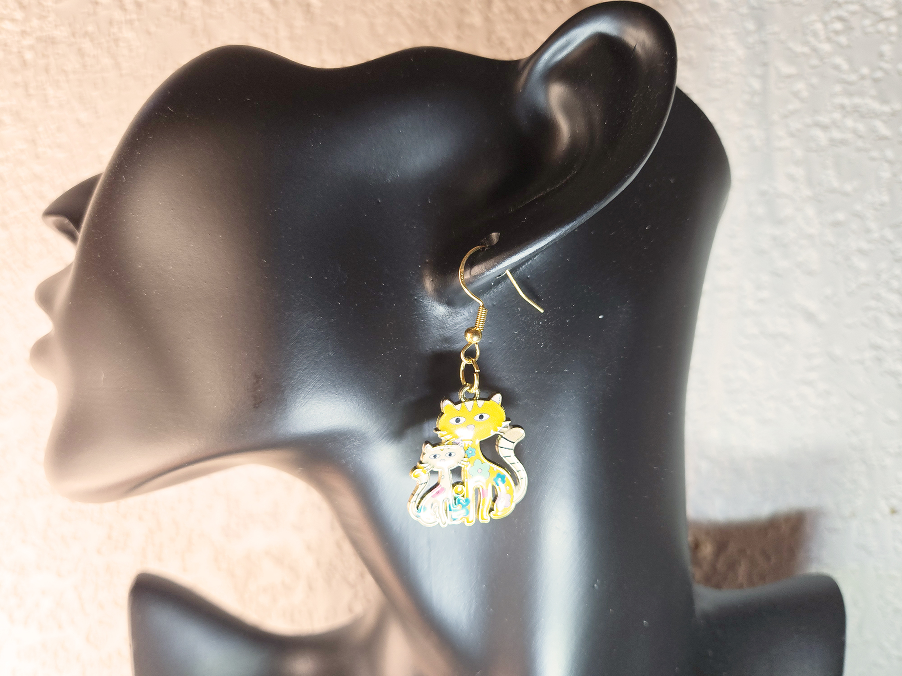 Cats Charm Earrings