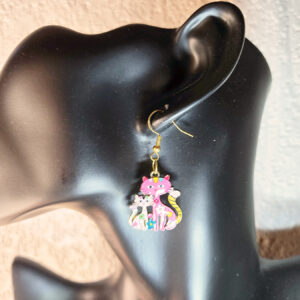 Cats Charm Earrings