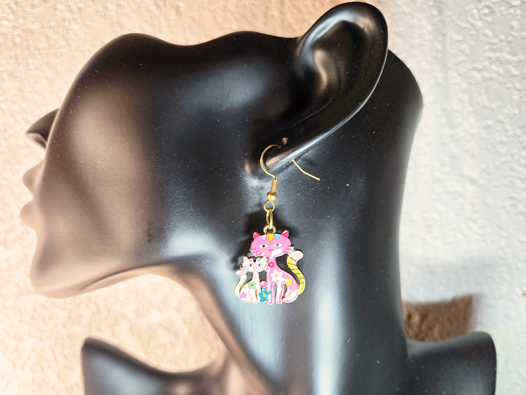 Cats Charm Earrings