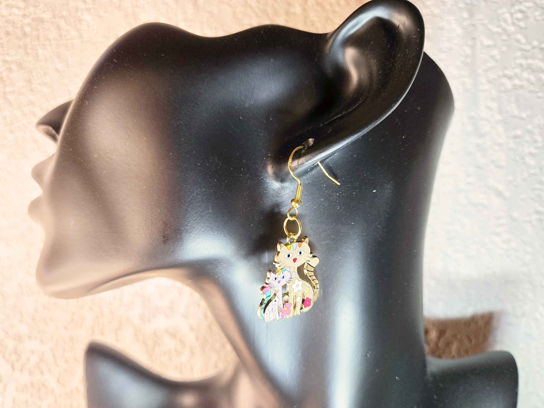 Cats Charm Earrings