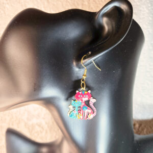 Cats Charm Earrings
