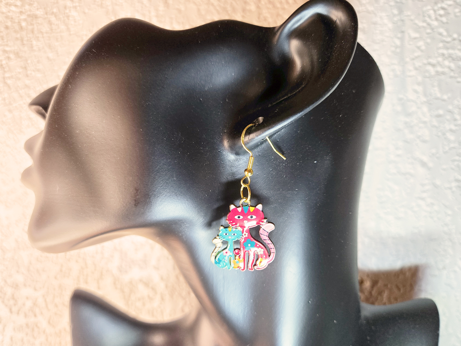 Cats Charm Earrings