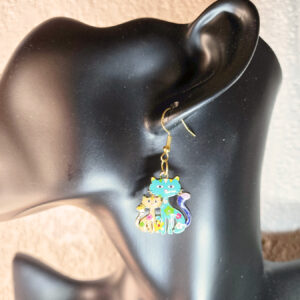Cats Charm Earrings
