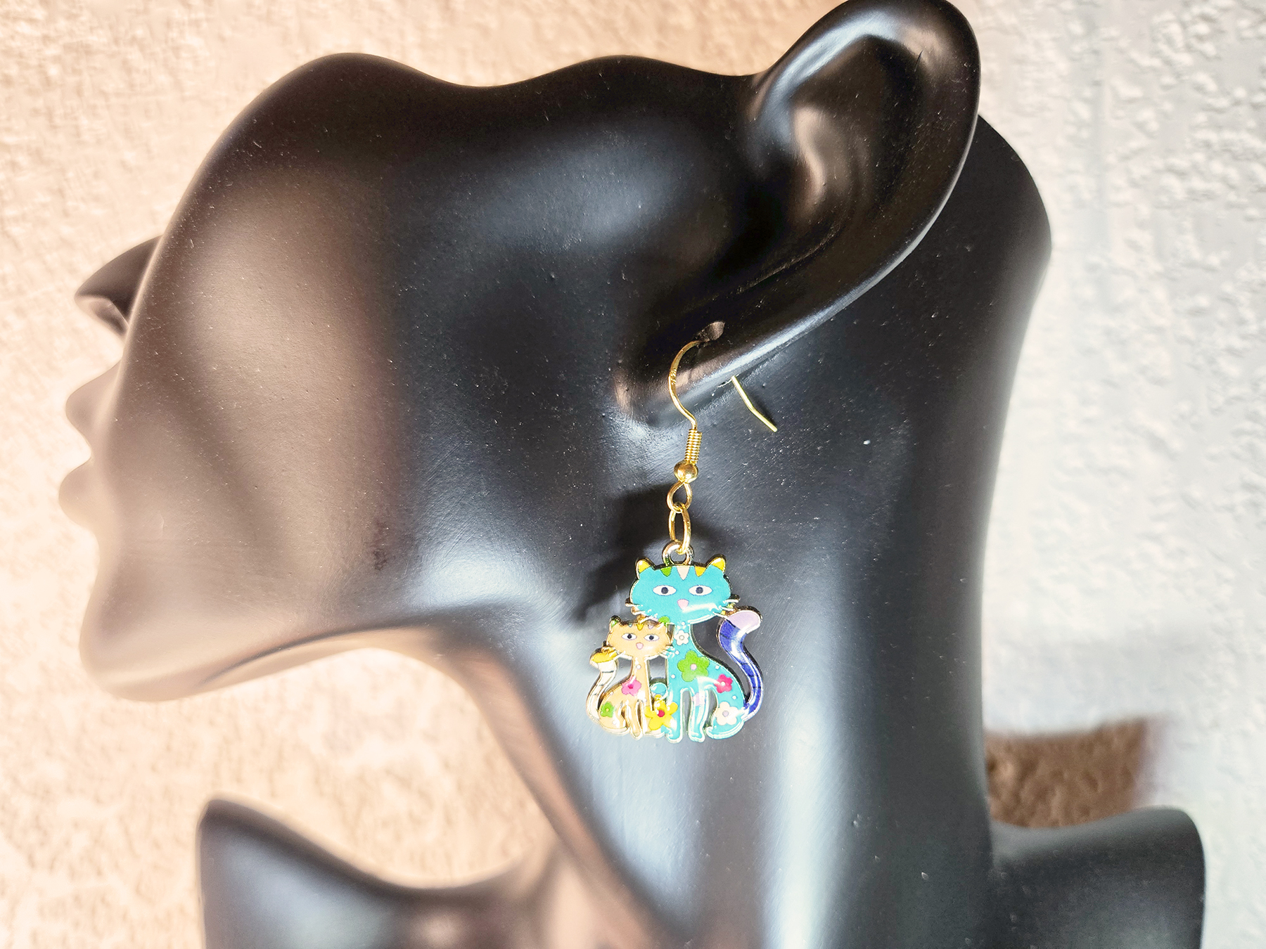 Cats Charm Earrings