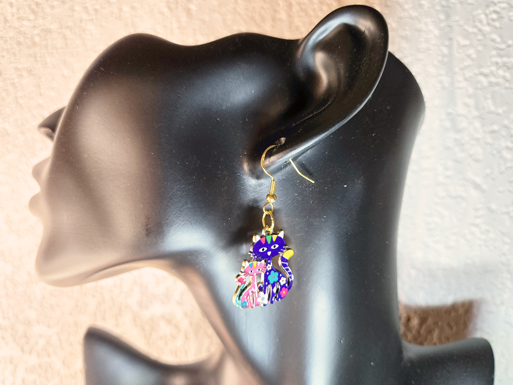 Cats Charm Earrings