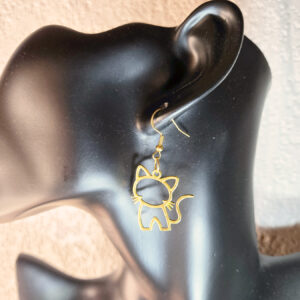 Cat Charm Earrings