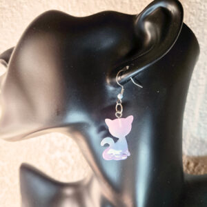 Cat Charm Earrings