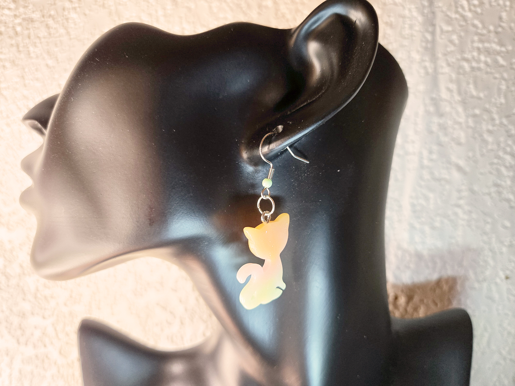 Cat Charm Earrings