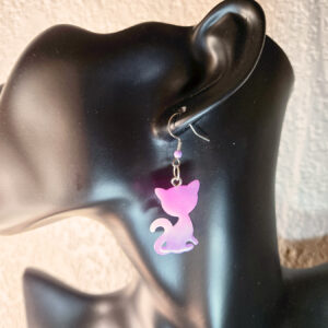 Cat Charm Earrings