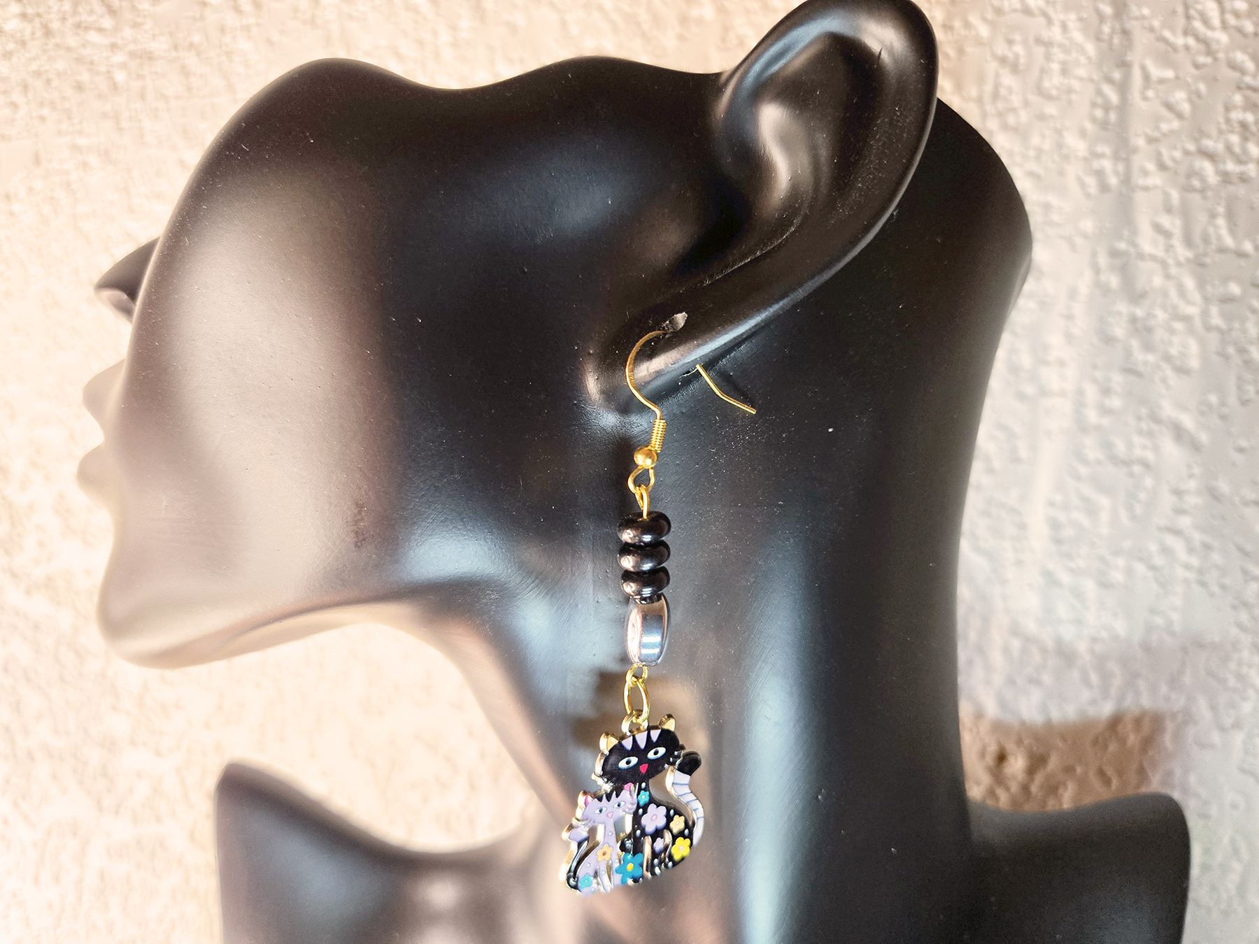 Cats Charm Earrings