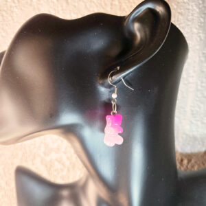 Gummy Bear Charm Earrings