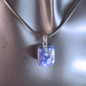 Tumbled Sodalite Pendant Necklace