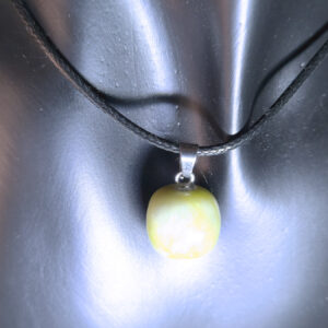 Tumbled Light Green Aventurine Pendant Necklace