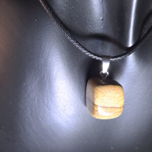 Tumbled Jasper Pendant Necklace