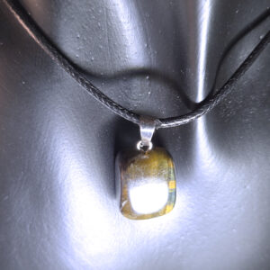 Tumbled Tiger's Eye Pendant Necklace