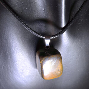 Tumbled Tiger's Eye Pendant Necklace