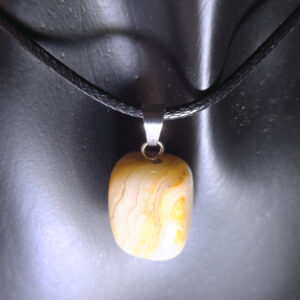 Tumbled Stone Pendant Necklace