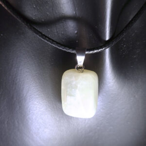 Tumbled Rose Quartz Pendant Necklace
