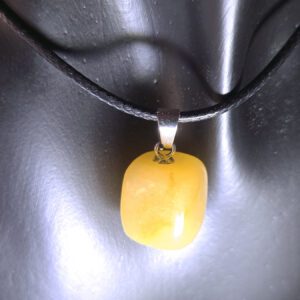 Tumbled Citrine Pendant Necklace