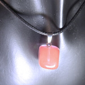 Tumbled Rose Quartz Pendant Necklace